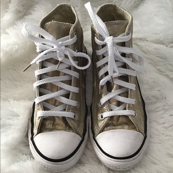 Converse Other - Converse Gold High-tops Kids 2
